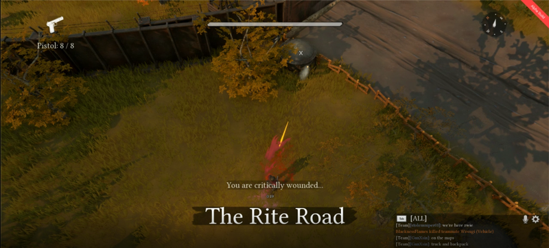 “You are critically wounded.” Four little words have never annoyed me so much.